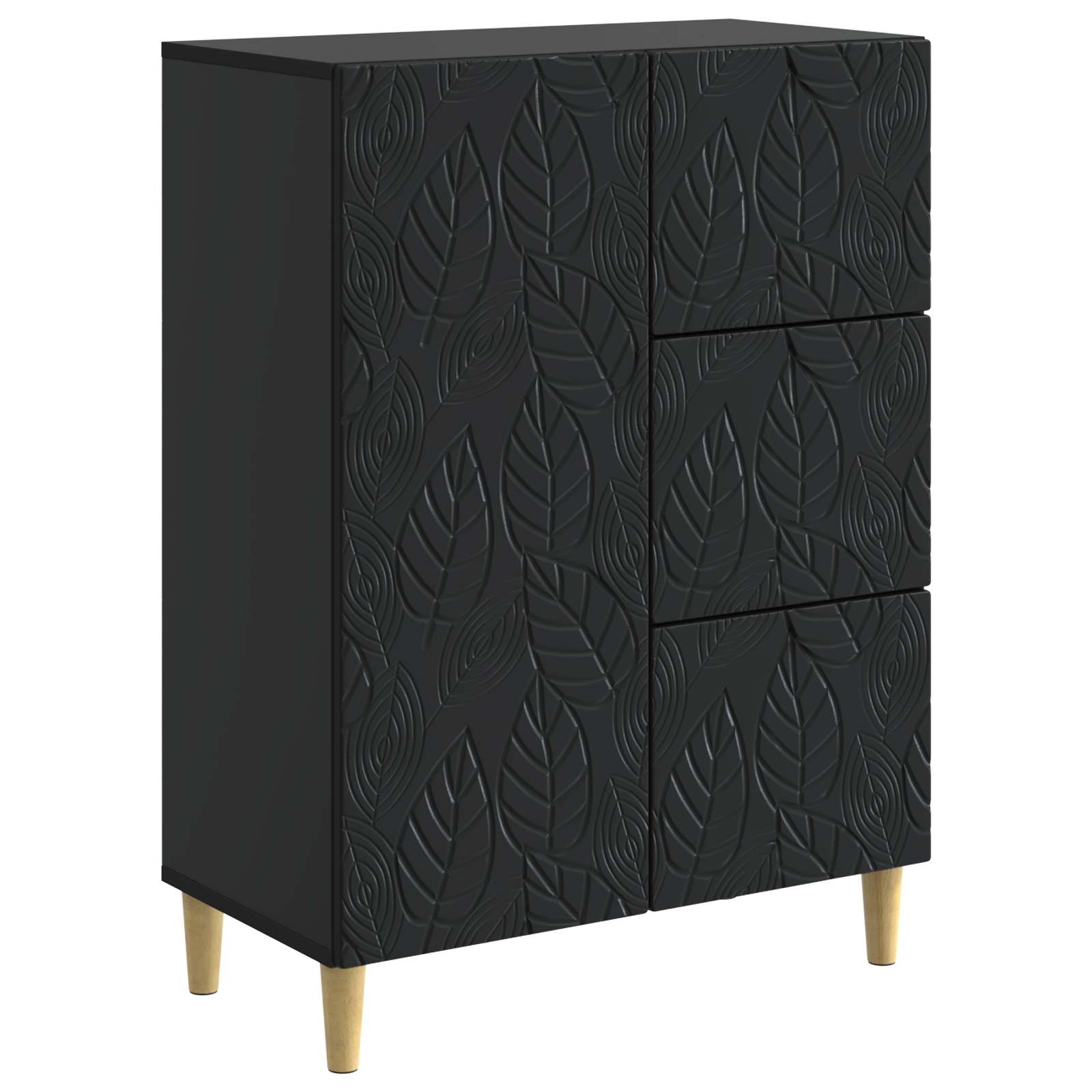 Kabalas Juoda 66 x 34,5 x 90 cm Apdirbta mediena