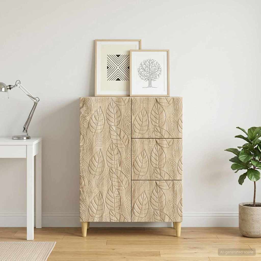 Kabalas Sonoma ąžuolas 66 x 34,5 x 90 cm Apdirbta mediena