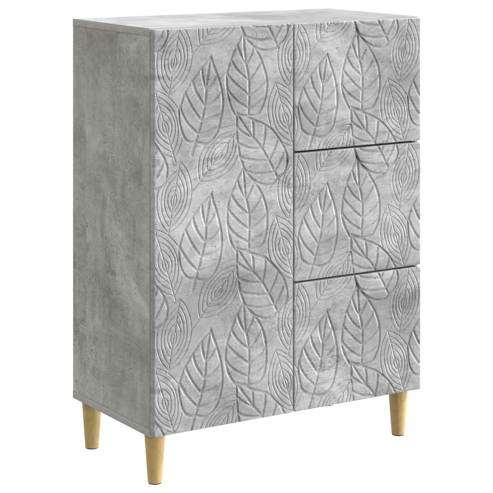 Kabalas Betono pilka 66 x 34,5 x 90 cm Apdirbta mediena