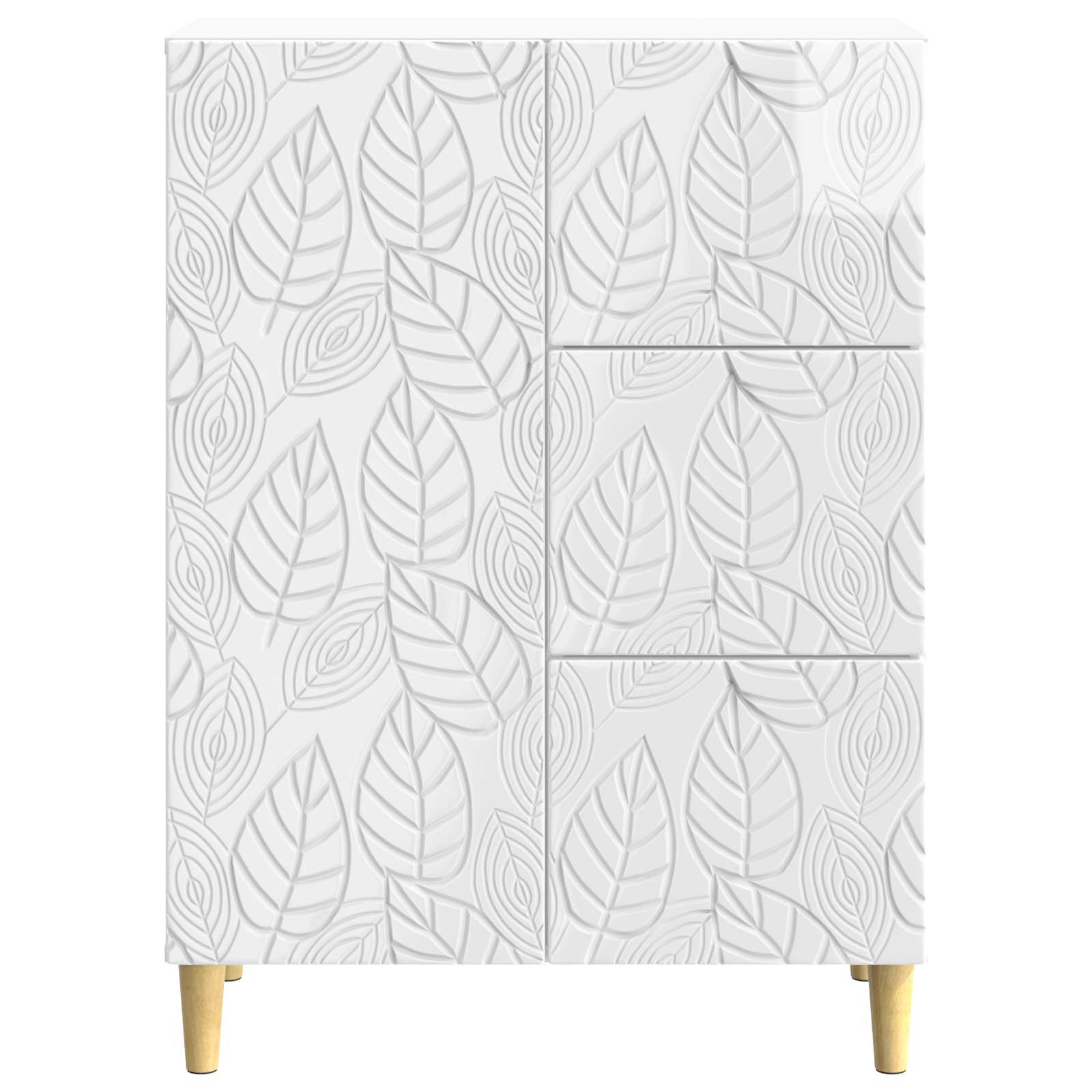 Kabalas Itin blizgi balta 66 x 34,5 x 90 cm Apdirbta mediena