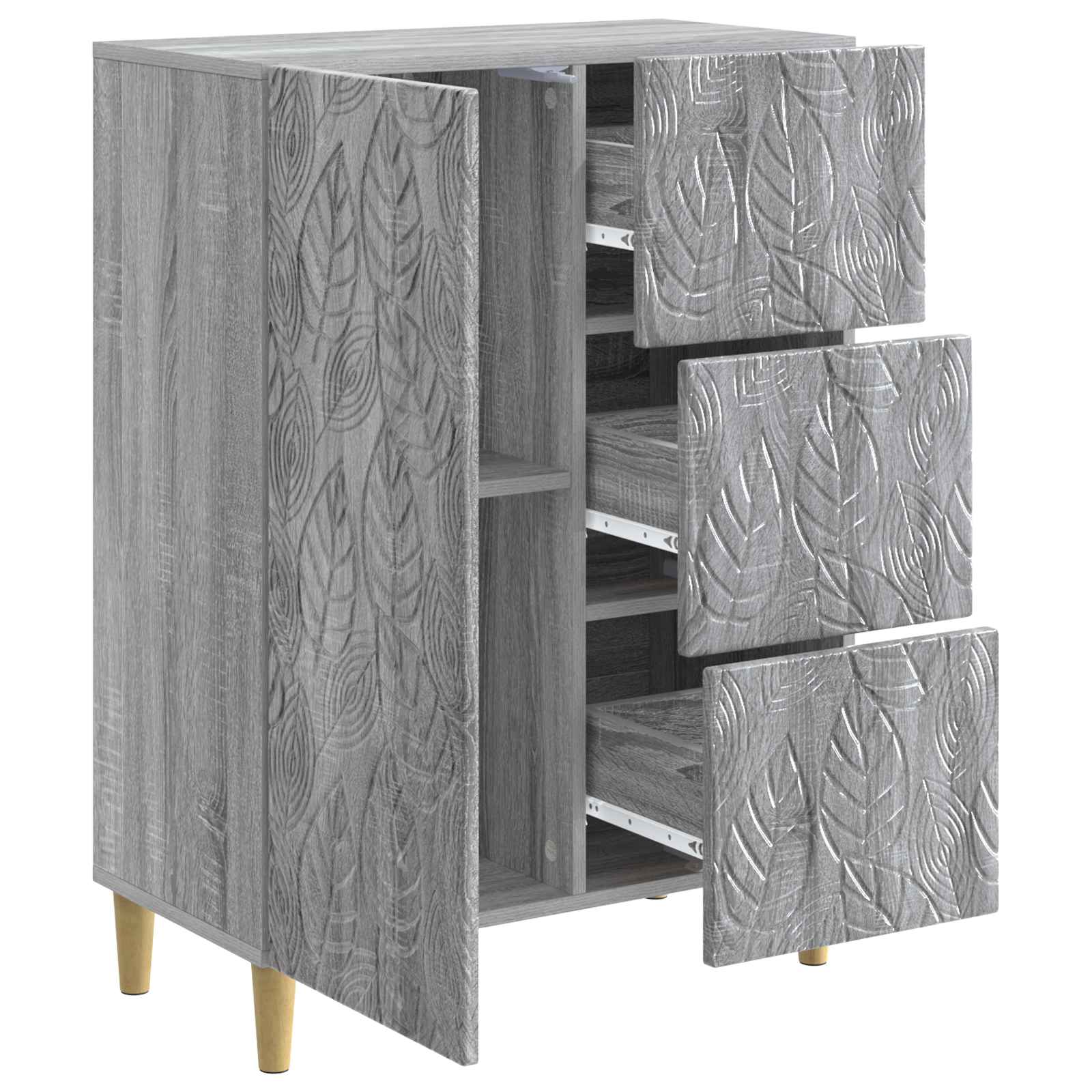 Kabalas Pilka Sonoma 66 x 34,5 x 90 cm Apdirbta mediena