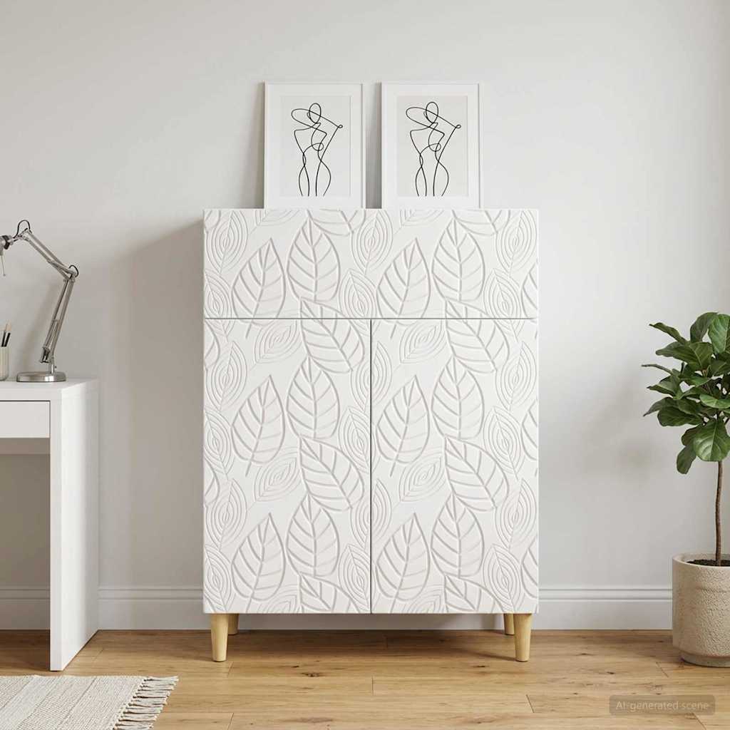 Kabalas Itin blizgi balta 66 x 34,5 x 90 cm Apdirbta mediena