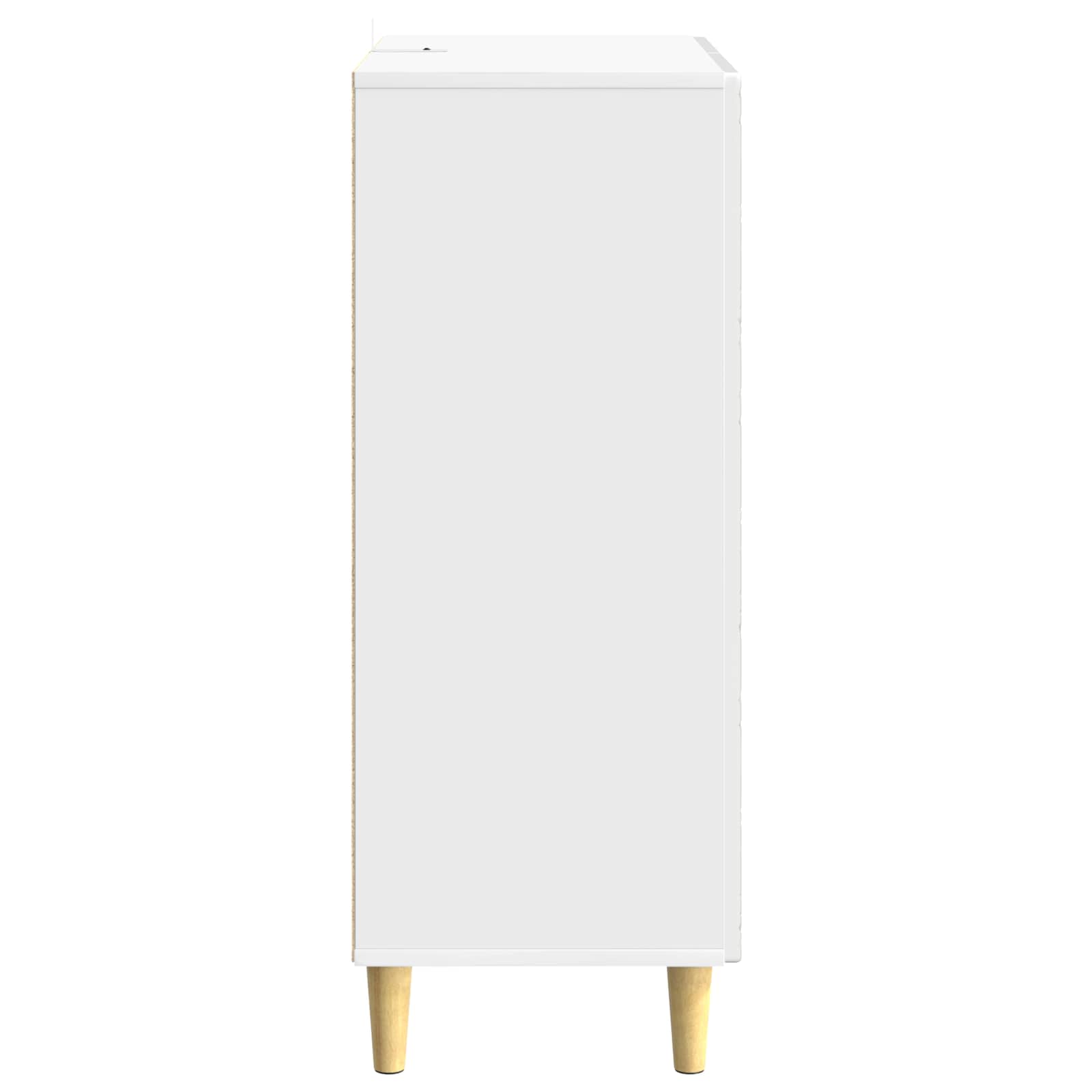 Kabalas Itin blizgi balta 66 x 34,5 x 90 cm Apdirbta mediena