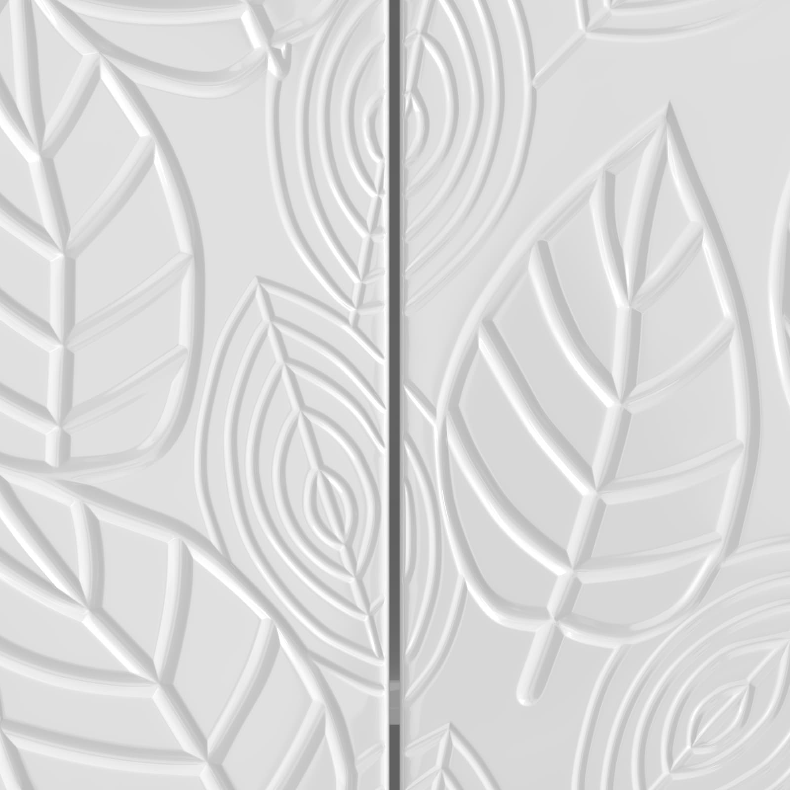 Kabalas Itin blizgi balta 89 x 34,5 x 80 cm Apdirbta mediena