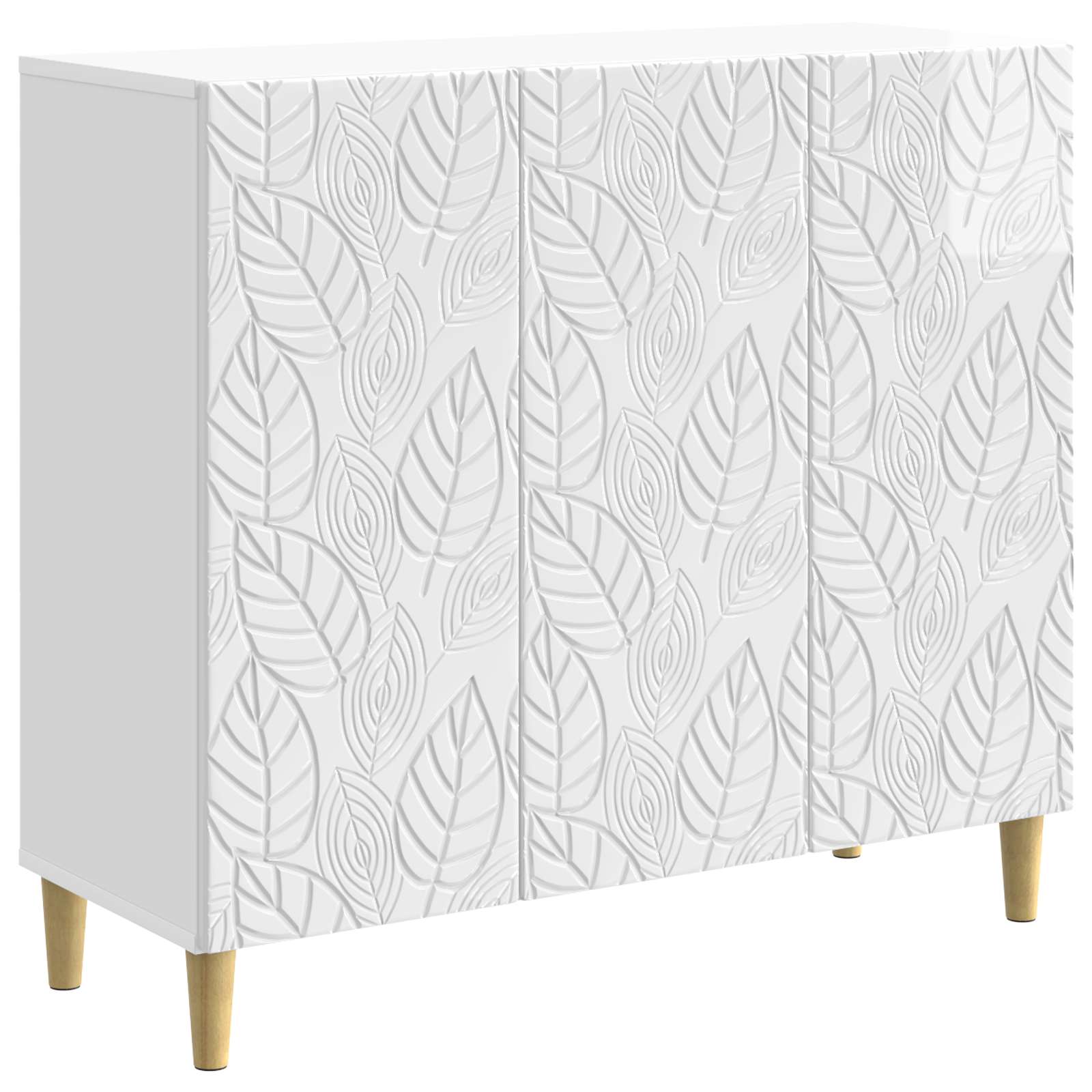 Kabalas Itin blizgi balta 89 x 34,5 x 80 cm Apdirbta mediena