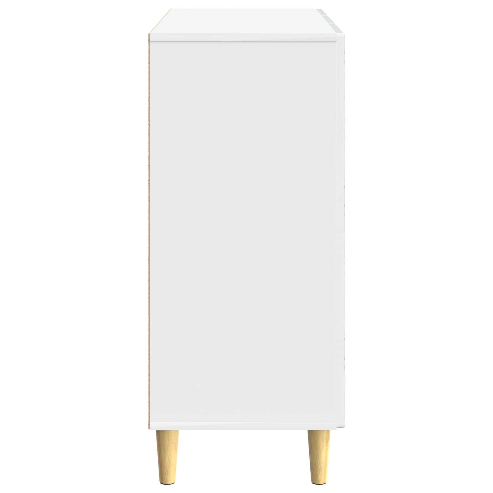 Kabalas Itin blizgi balta 89 x 34,5 x 80 cm Apdirbta mediena