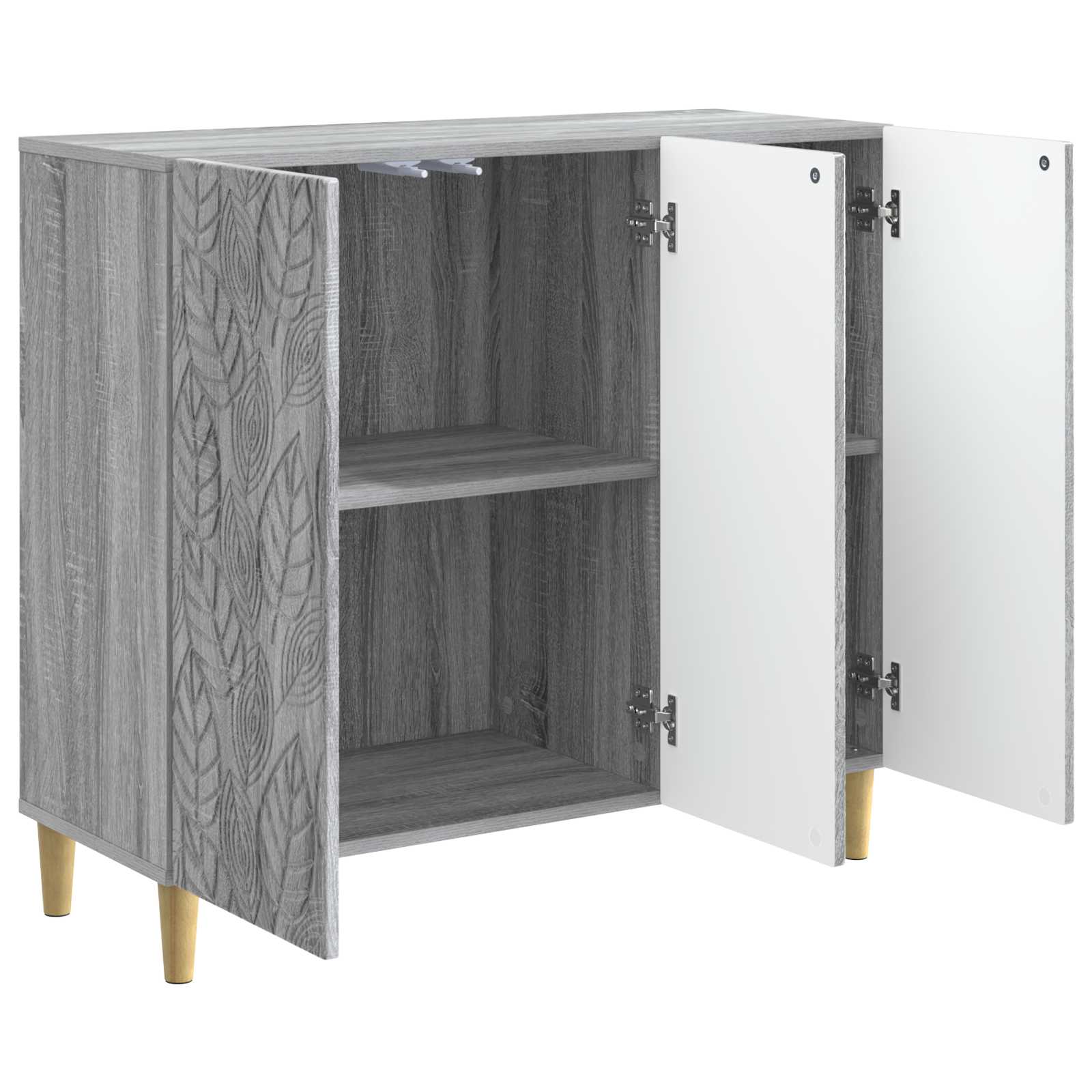 Kabalas Pilka Sonoma 89 x 34,5 x 80 cm Apdirbta mediena