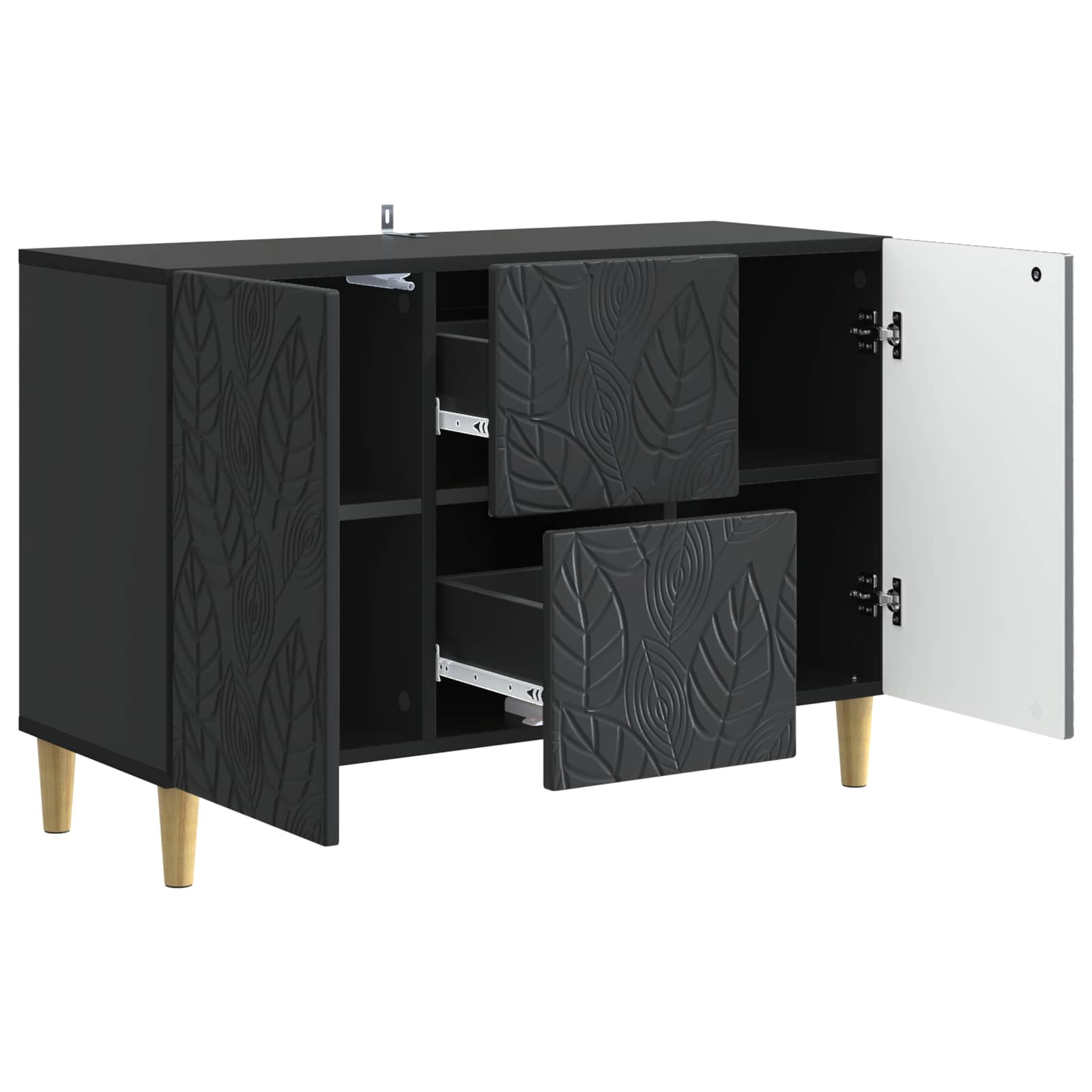 Kabalas Juoda 89 x 34,5 x 60 cm Apdirbta mediena
