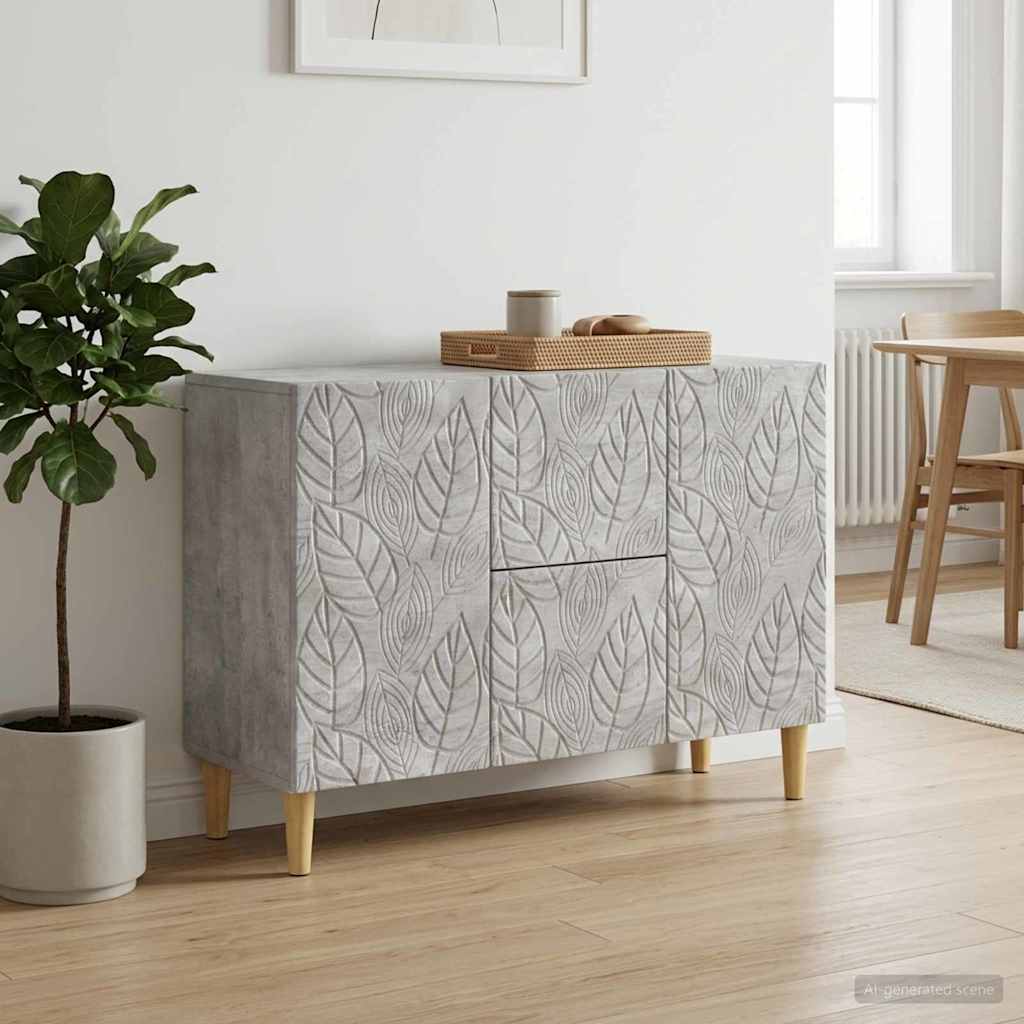 Kabalas Betono pilka 89 x 34,5 x 60 cm Apdirbta mediena