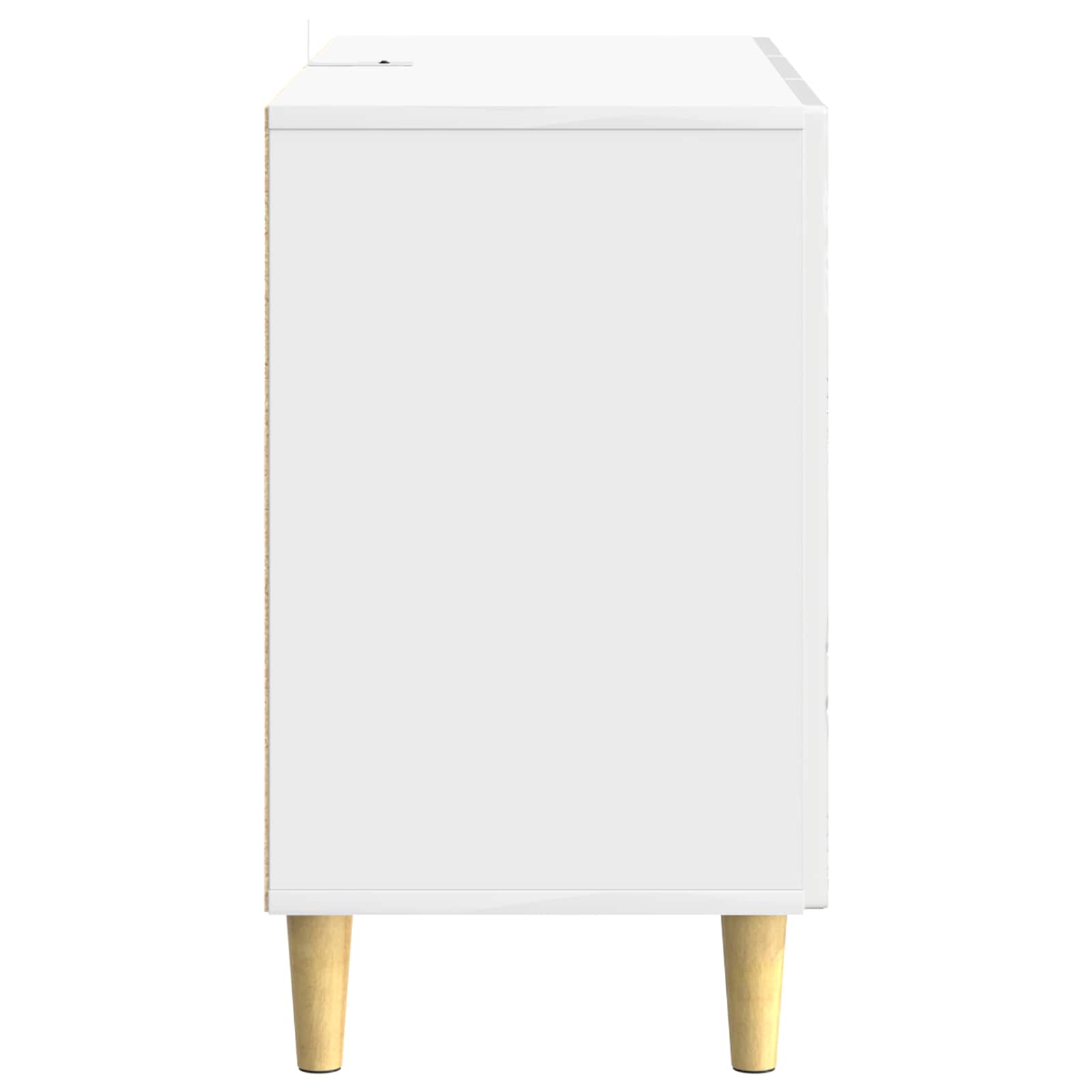 Kabalas Itin blizgi balta 89 x 34,5 x 60 cm Apdirbta mediena