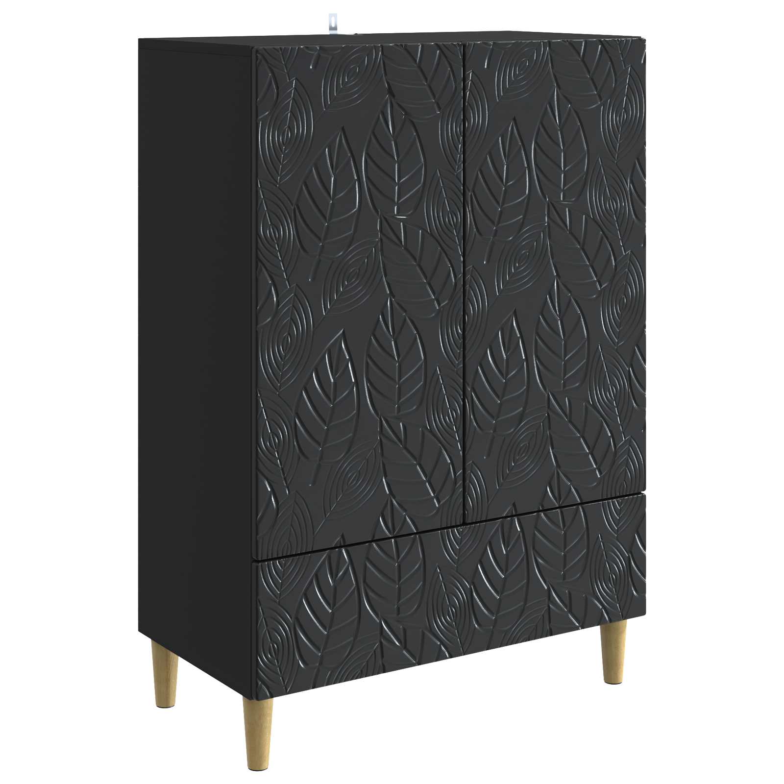 Kabalas Juoda 66 x 34,5 x 95 cm Apdirbta mediena