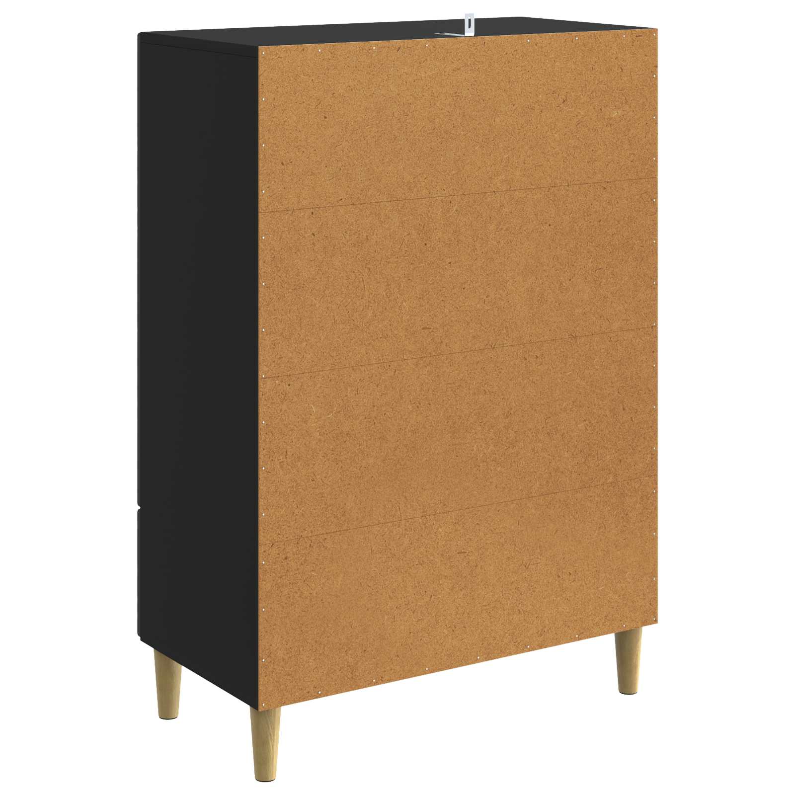 Kabalas Juoda 66 x 34,5 x 95 cm Apdirbta mediena