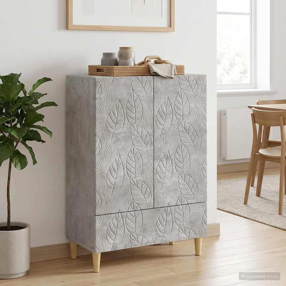 Kabalas Betono pilka 66 x 34,5 x 95 cm Apdirbta mediena