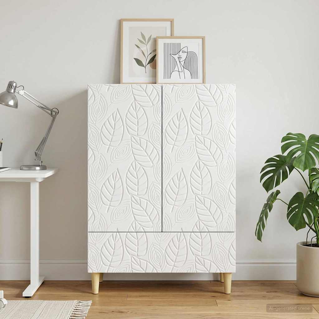 Kabalas Itin blizgi balta 66 x 34,5 x 95 cm Apdirbta mediena