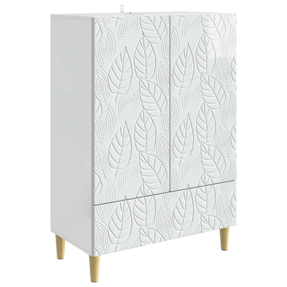 Kabalas Itin blizgi balta 66 x 34,5 x 95 cm Apdirbta mediena