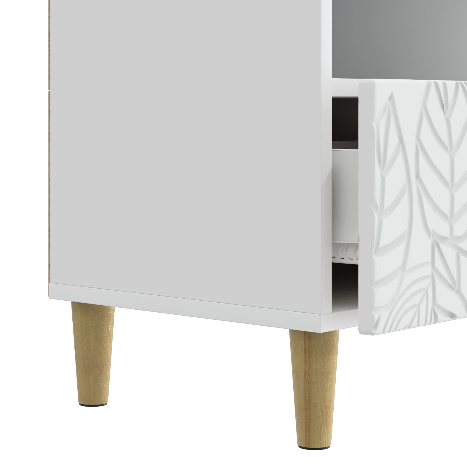 Televizoriaus spintelė 102 x 34,5 x 50 cm Balta