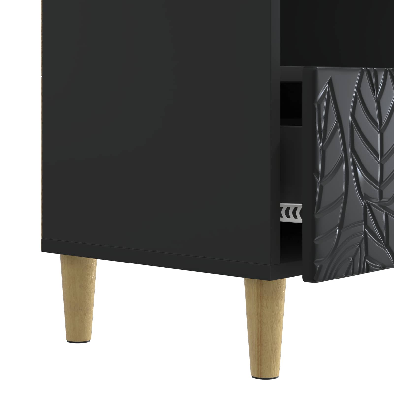Televizoriaus spintelė 102 x 34,5 x 50 cm Juoda