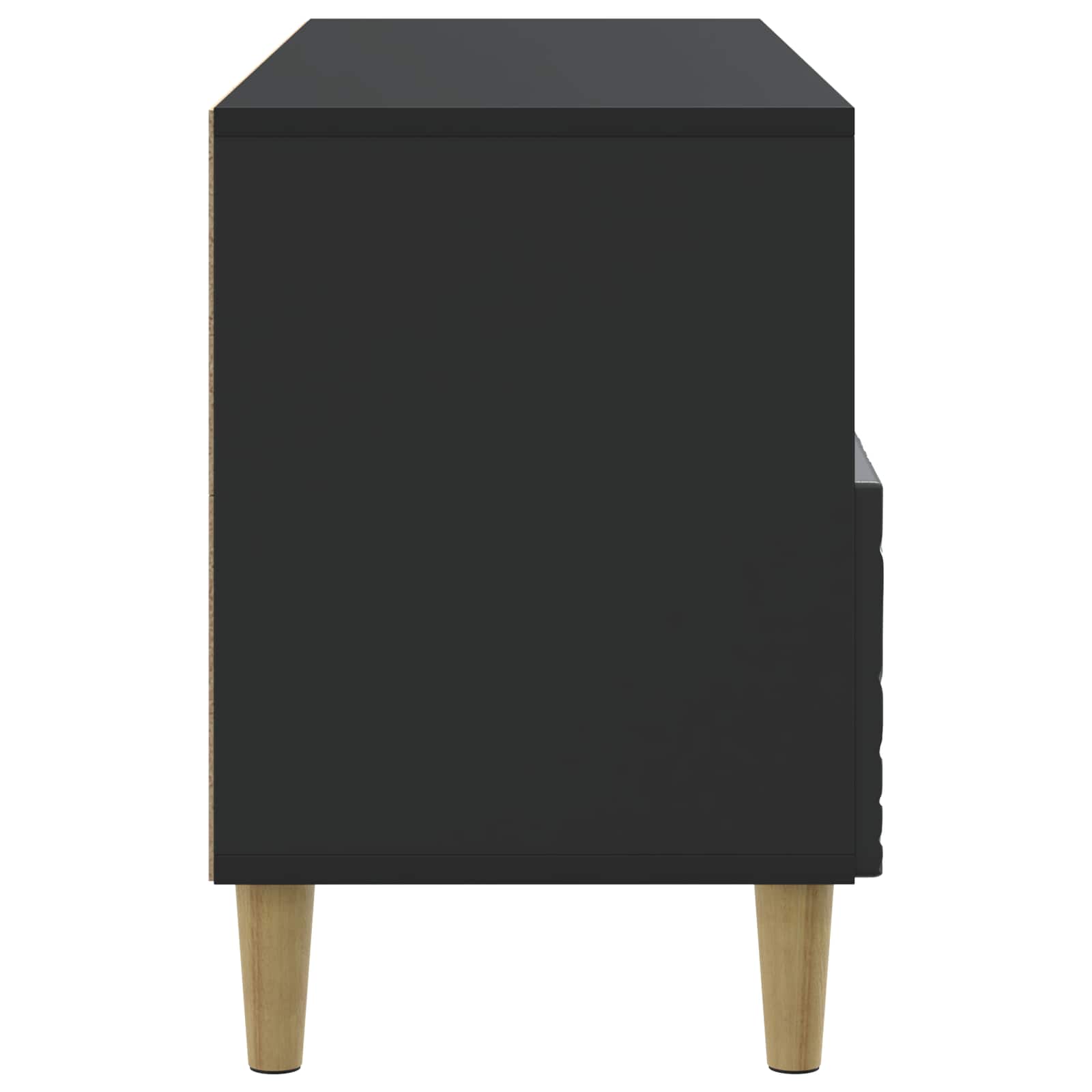 Televizoriaus spintelė 102 x 34,5 x 50 cm Juoda