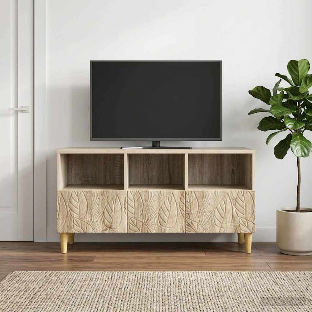 Televizoriaus spintelė 102 x 34,5 x 50 cm Sonoma ąžuolas