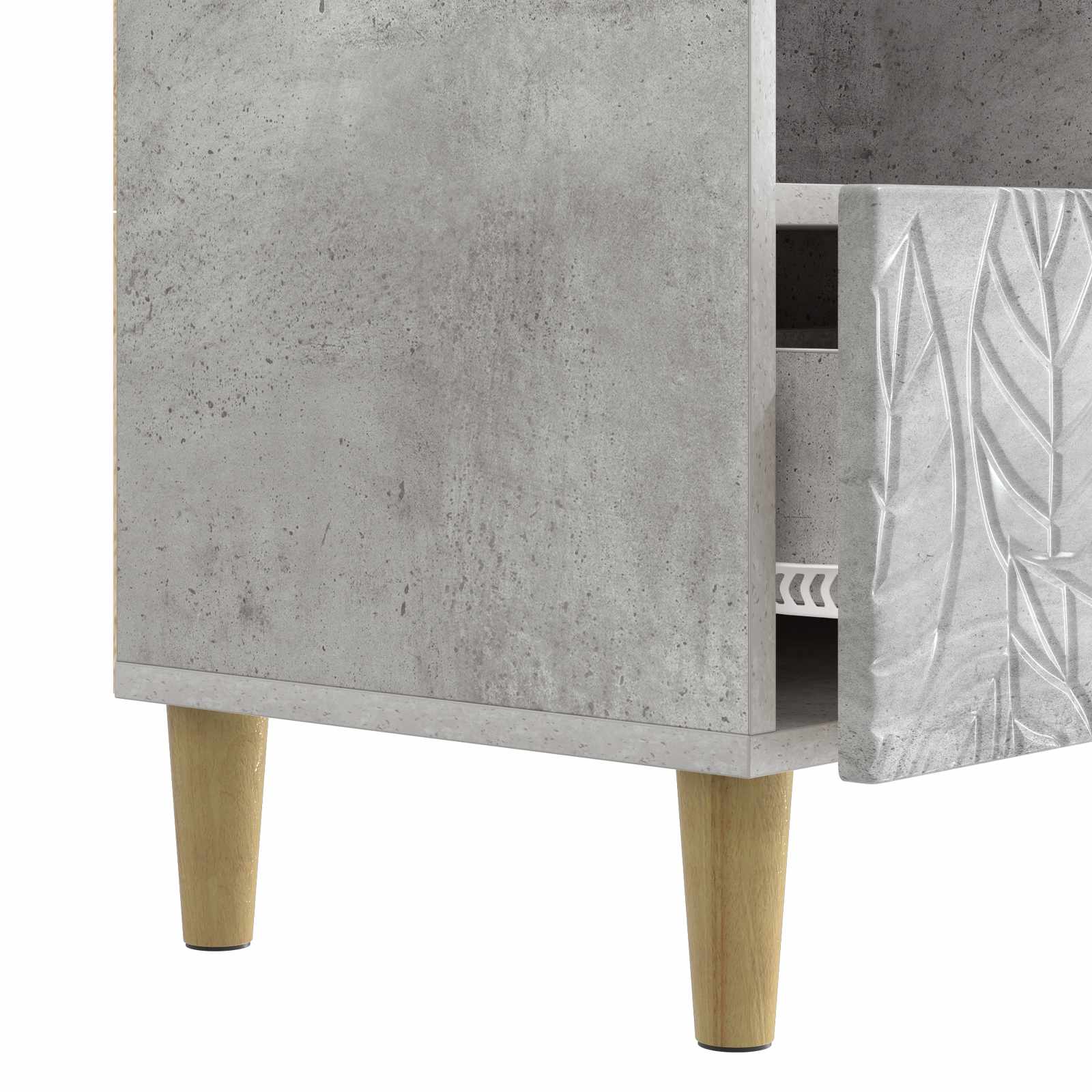 Televizoriaus spintelė 102 x 34,5 x 50 cm Betono pilka