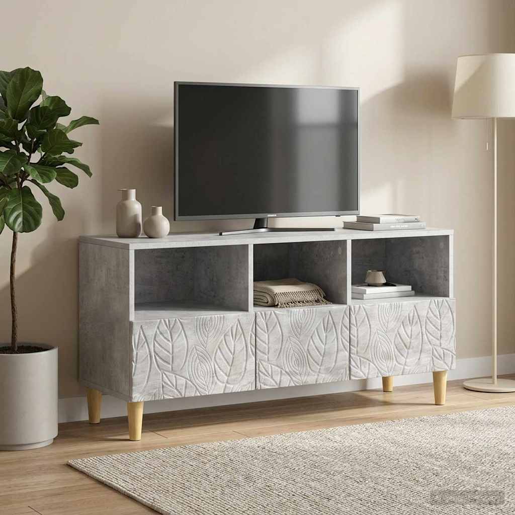 Televizoriaus spintelė 102 x 34,5 x 50 cm Betono pilka