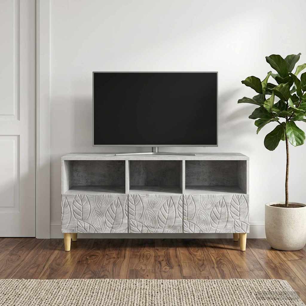 Televizoriaus spintelė 102 x 34,5 x 50 cm Betono pilka