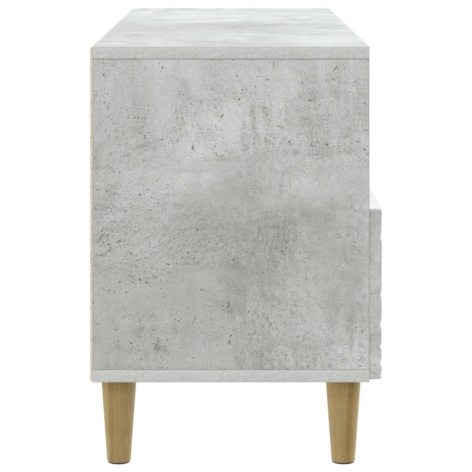 Televizoriaus spintelė 102 x 34,5 x 50 cm Betono pilka