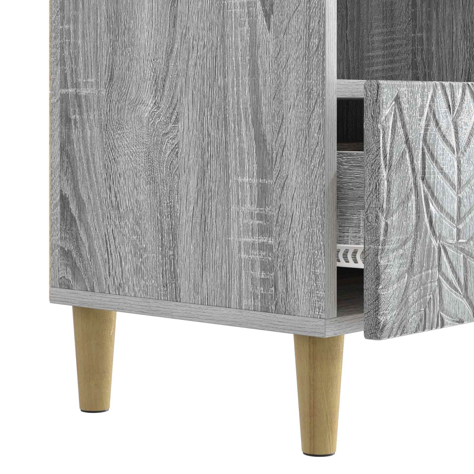 Televizoriaus spintelė 102 x 34,5 x 50 cm Pilka Sonoma