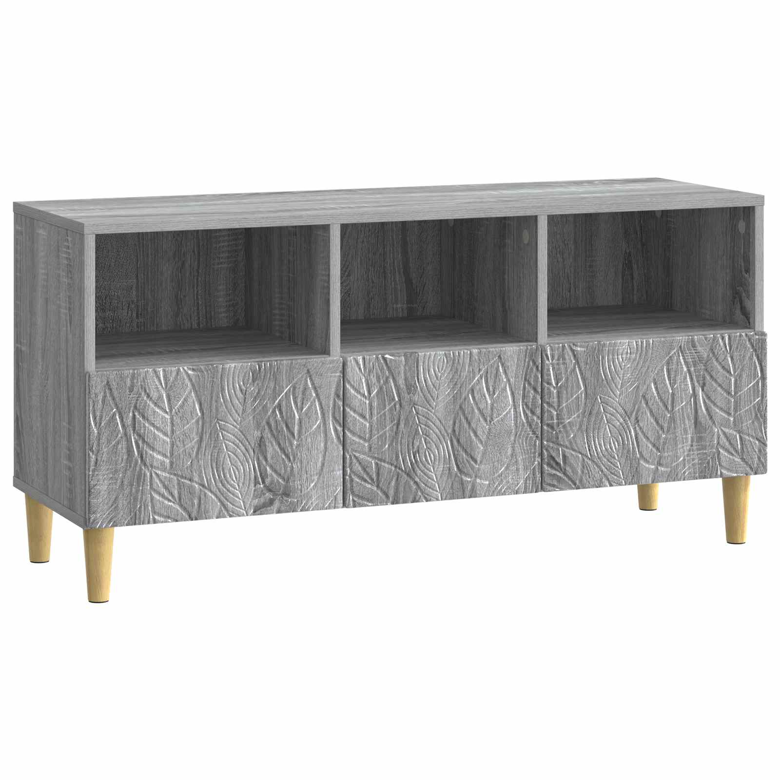 Televizoriaus spintelė 102 x 34,5 x 50 cm Pilka Sonoma
