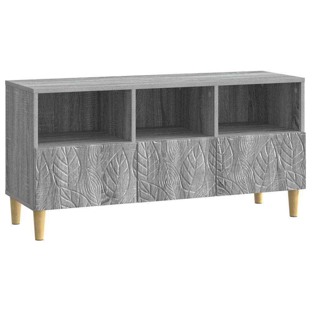 Televizoriaus spintelė 102 x 34,5 x 50 cm Pilka Sonoma
