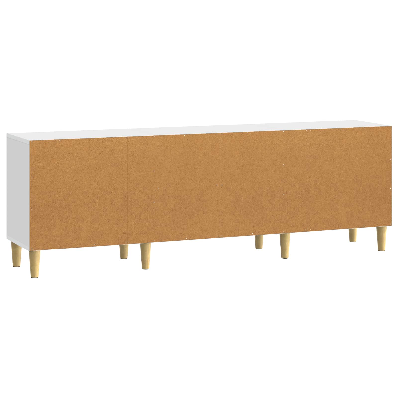 Televizoriaus spintelė 150 x 31 x 50 cm Itin blizgi balta