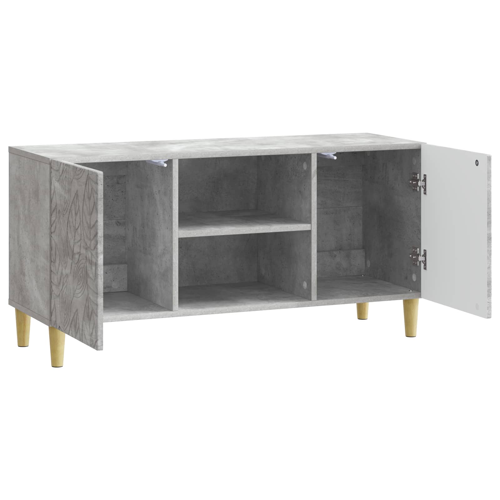 Televizoriaus spintelė 102 x 34,5 x 50 cm Betono pilka