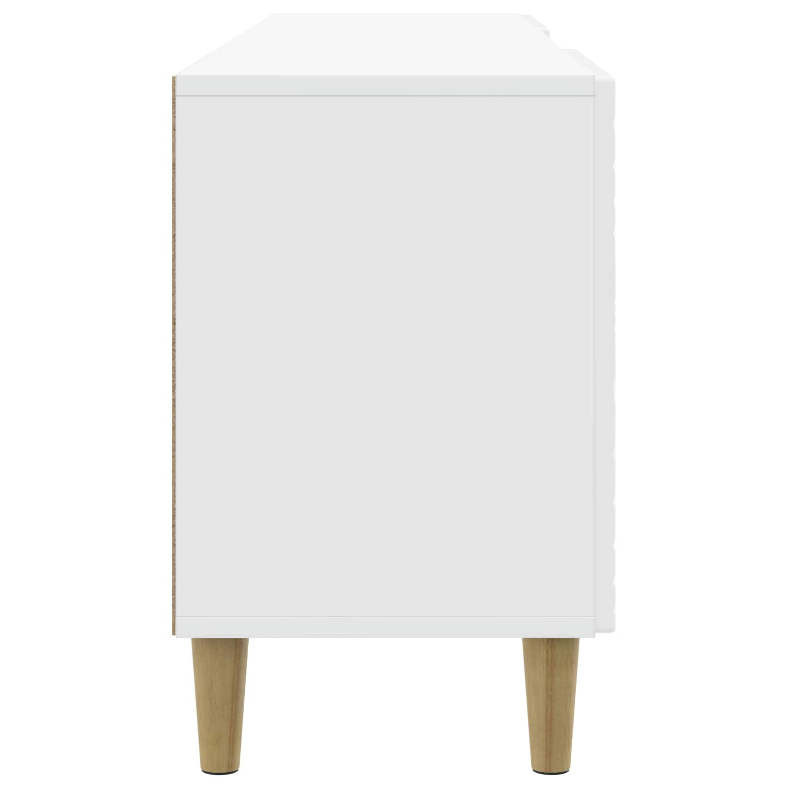 Televizoriaus spintelė 102 x 34,5 x 50 cm Itin blizgi balta