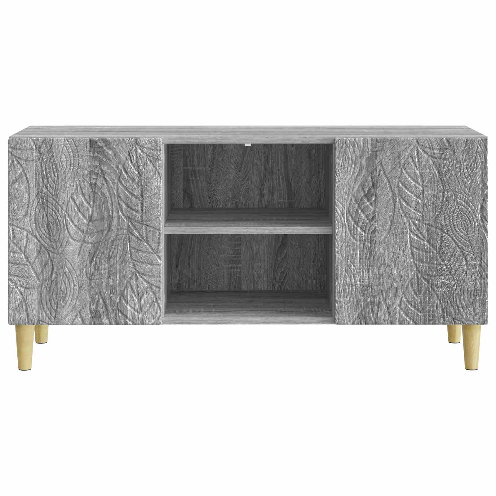 Televizoriaus spintelė 102 x 34,5 x 50 cm Pilka Sonoma