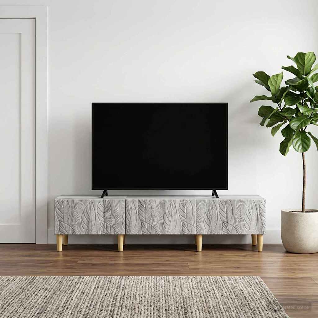 Televizoriaus spintelė 147 x 34,5 x 30 cm Pilka Sonoma