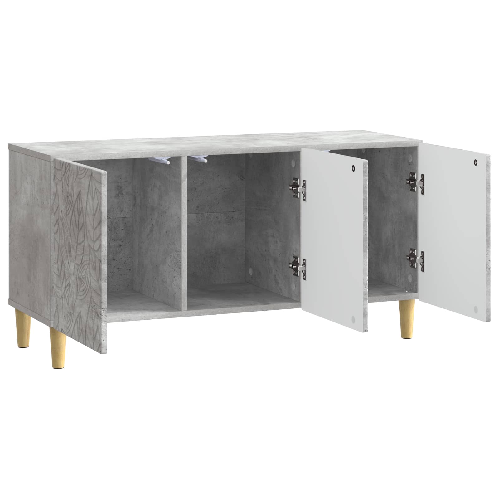 Televizoriaus spintelė 99 x 34,5 x 50 cm Betono pilka
