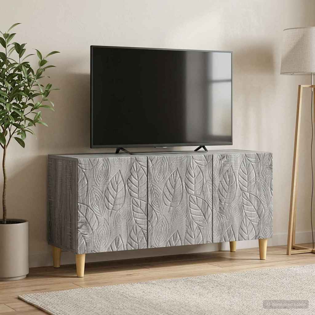 Televizoriaus spintelė 99 x 34,5 x 50 cm Pilka Sonoma