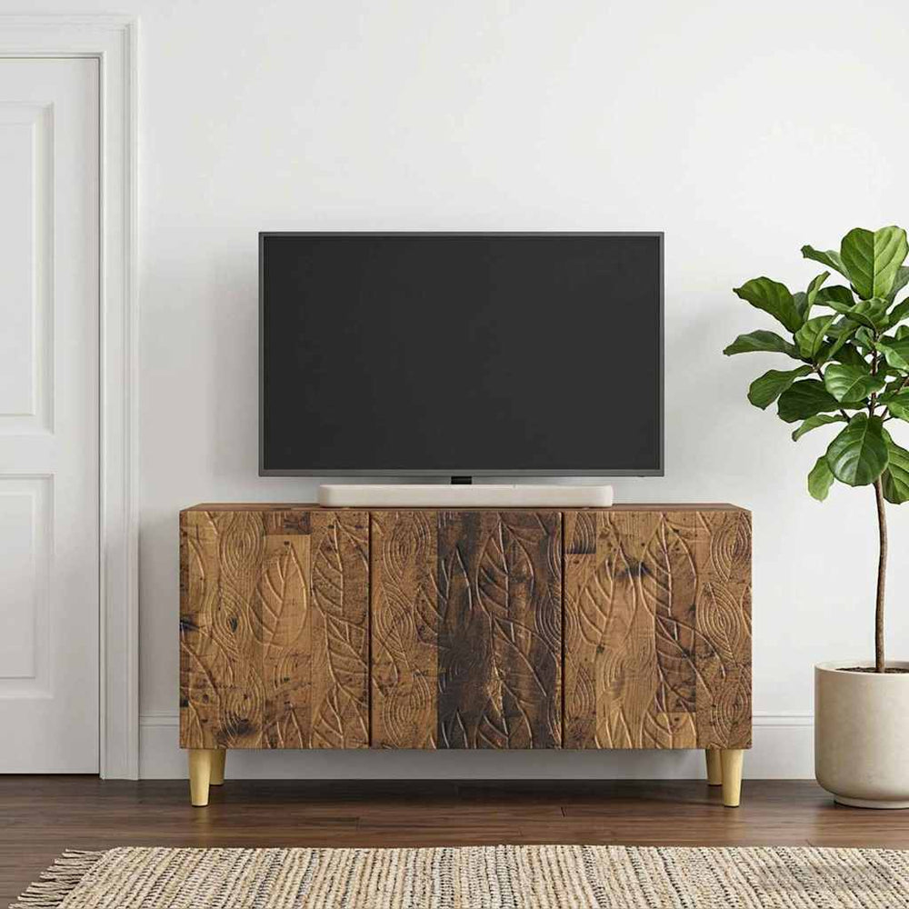 Televizoriaus spintelė 99 x 34,5 x 50 cm Sendintos medienos