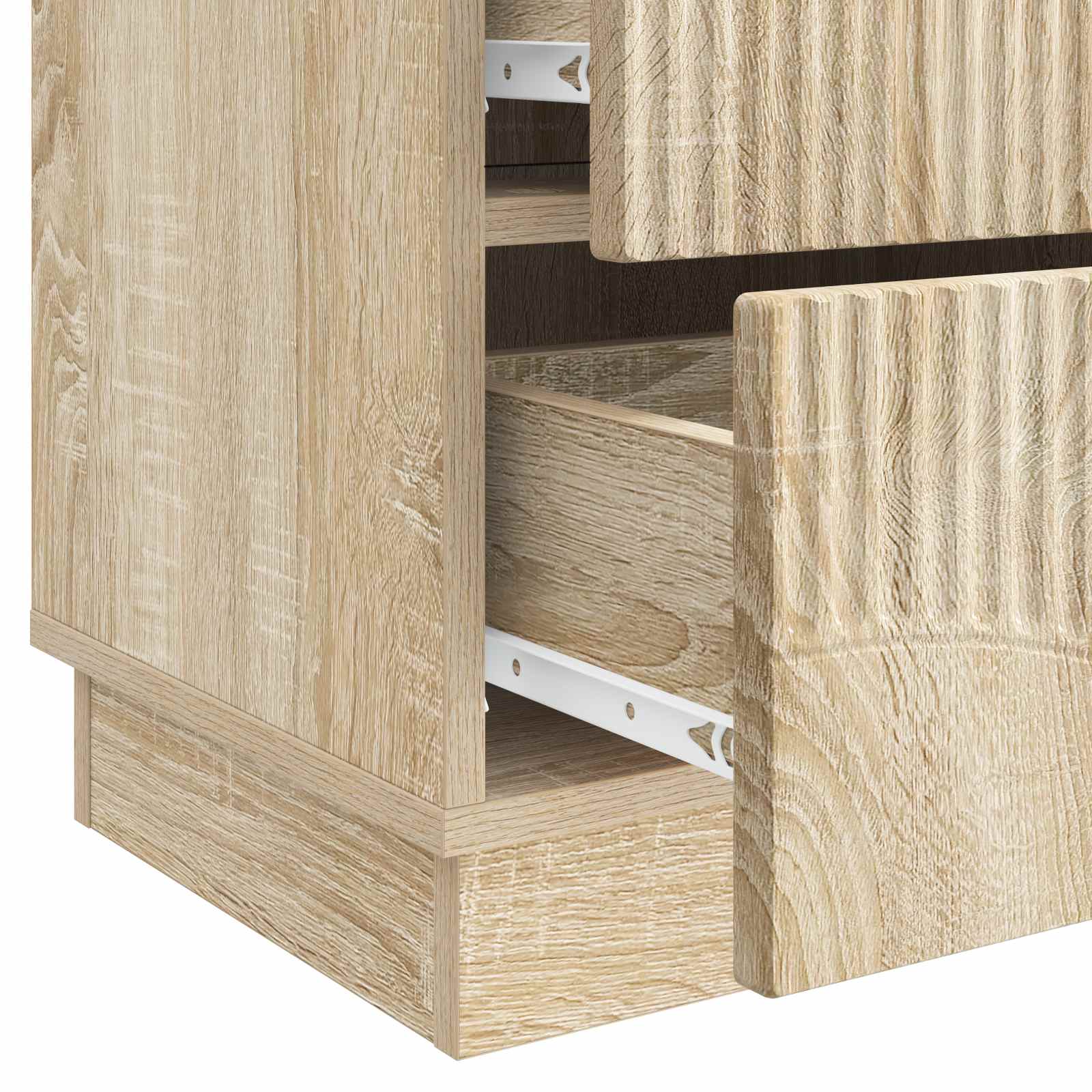 Šalia lovos spintelė 2 pcs Sonoma ąžuolas 43 x 34,5 x 44,5 cm
