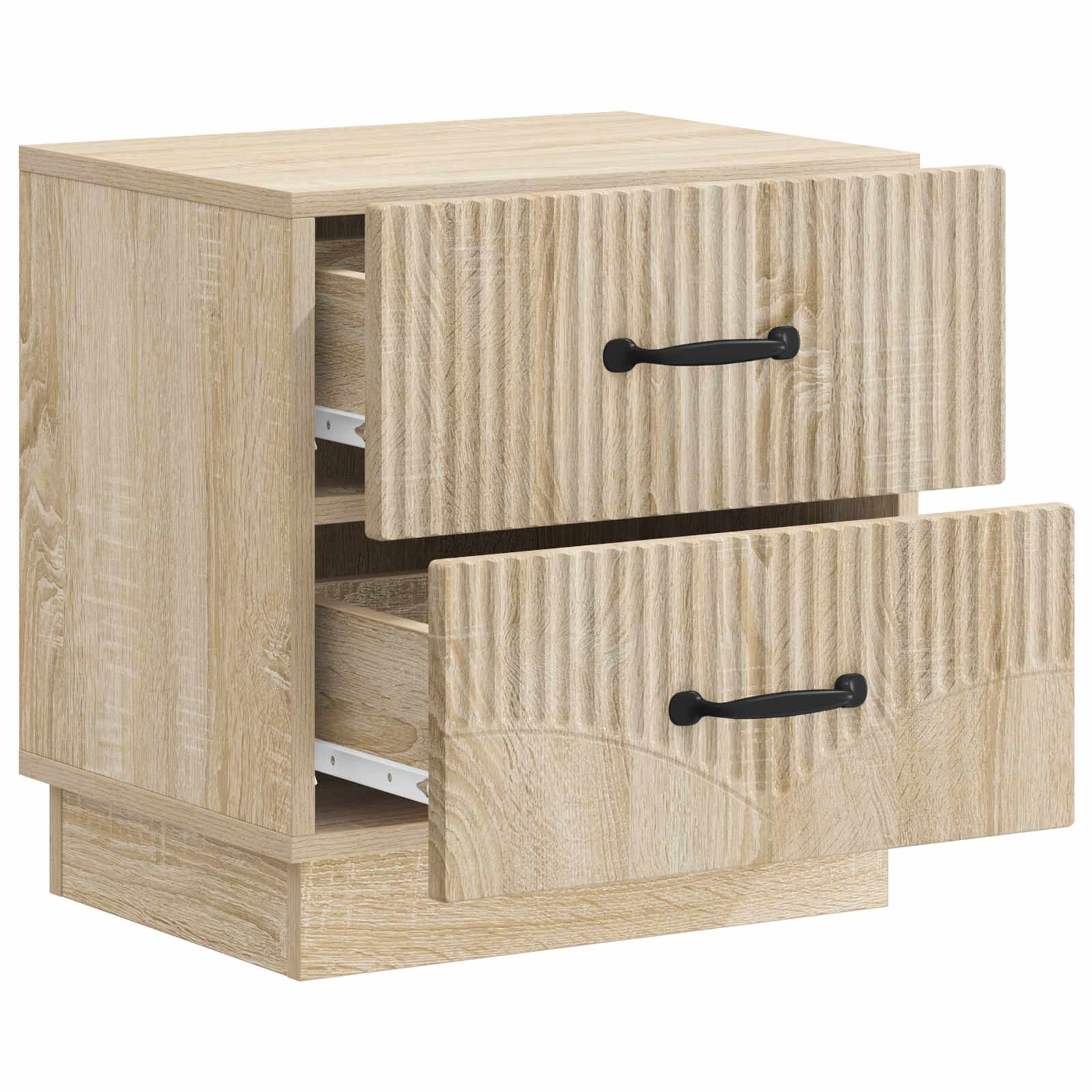 Šalia lovos spintelė 2 pcs Sonoma ąžuolas 43 x 34,5 x 44,5 cm