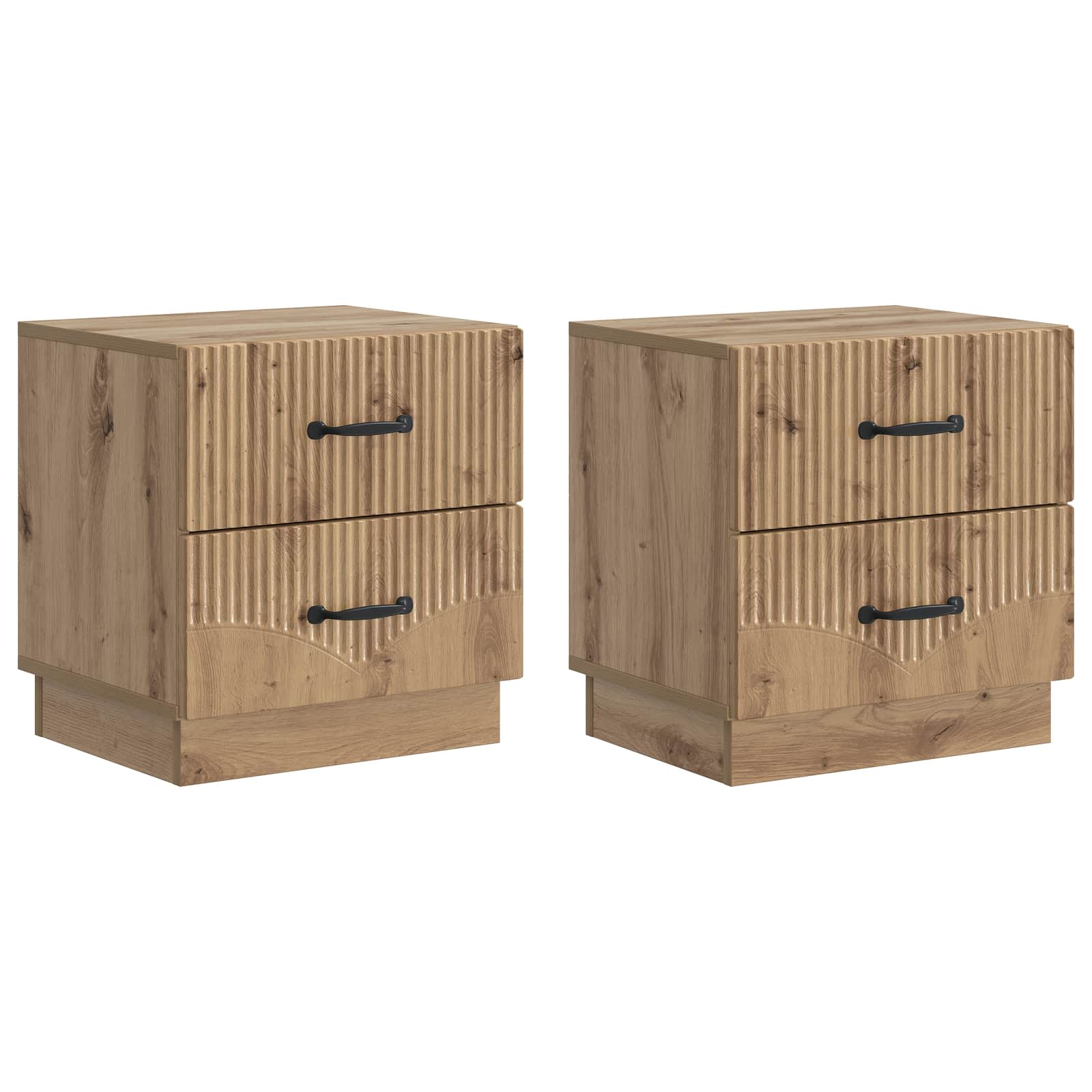 Šalia lovos spintelė 2 pcs Artisano ąžuolo 43 x 34,5 x 44,5 cm