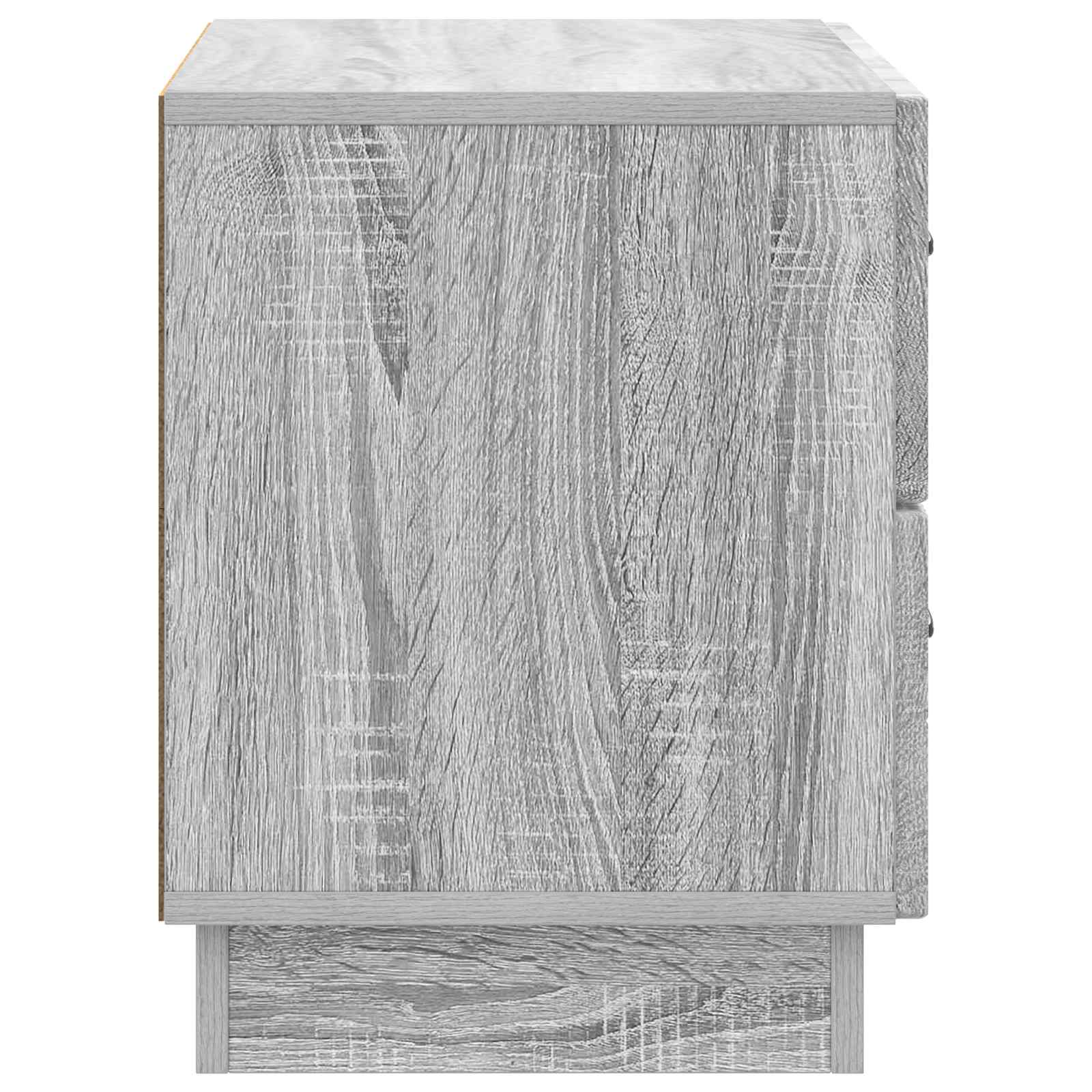 Šalia lovos spintelė Pilka sonoma ąžuolo 62 x 34,5 x 44,5 cm
