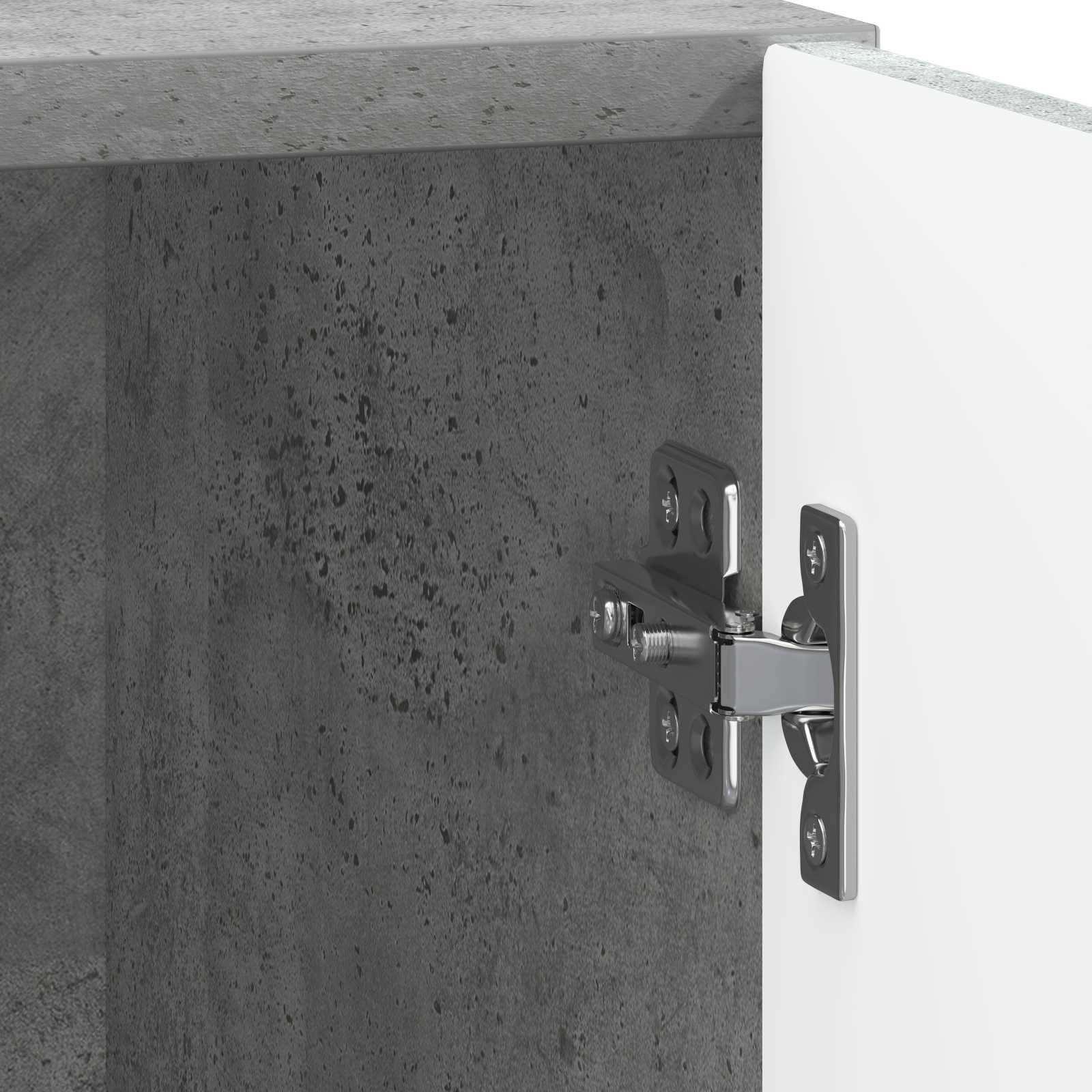 Naktinis staliukas Betono pilka 43 x 34,5 x 47 cm