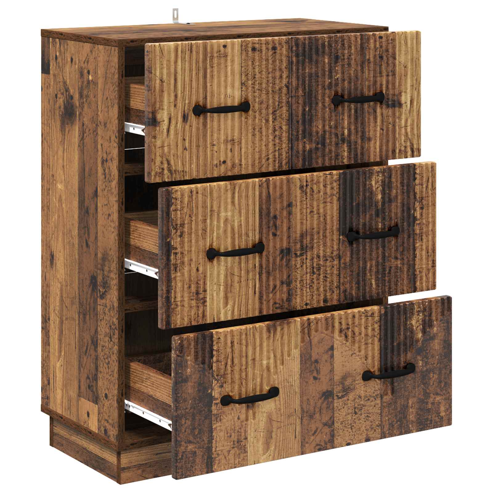 Kumodes skapītis Novecots koks 66 x 34,5 x 87 cm