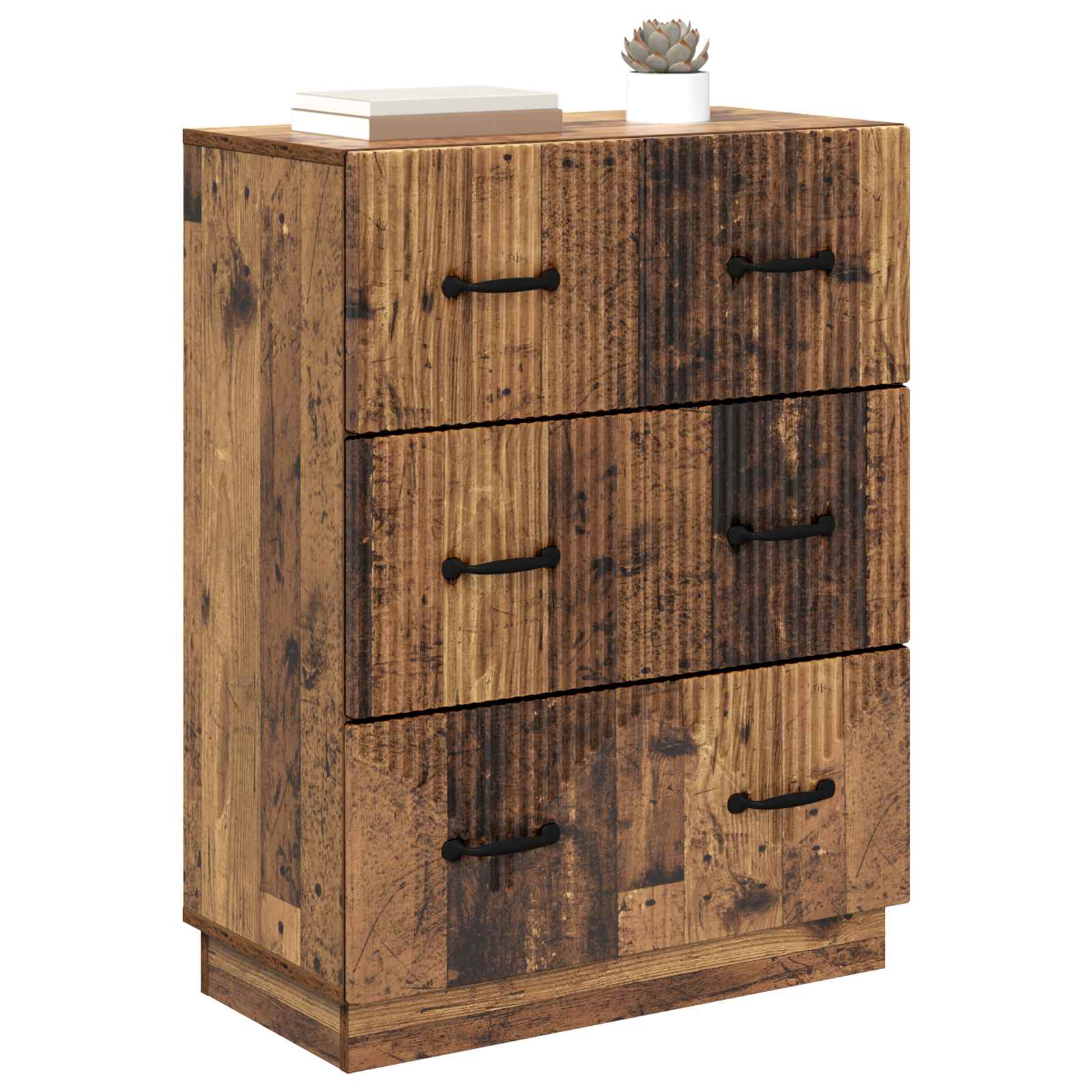 Kumodes skapītis Novecots koks 66 x 34,5 x 87 cm