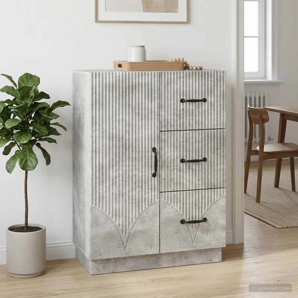 Kabalas Betono pilka 66 x 34,5 x 87 cm Apdirbta mediena