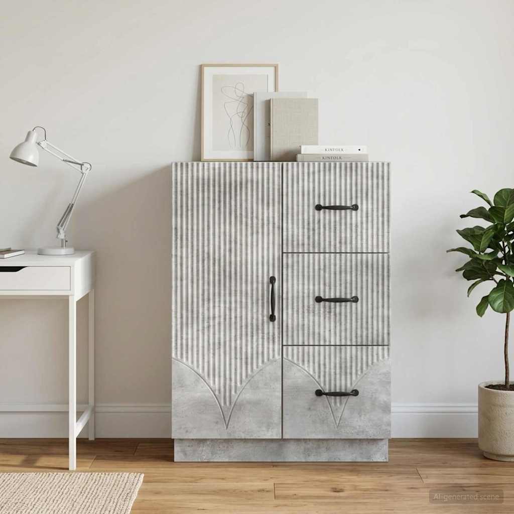 Kabalas Betono pilka 66 x 34,5 x 87 cm Apdirbta mediena