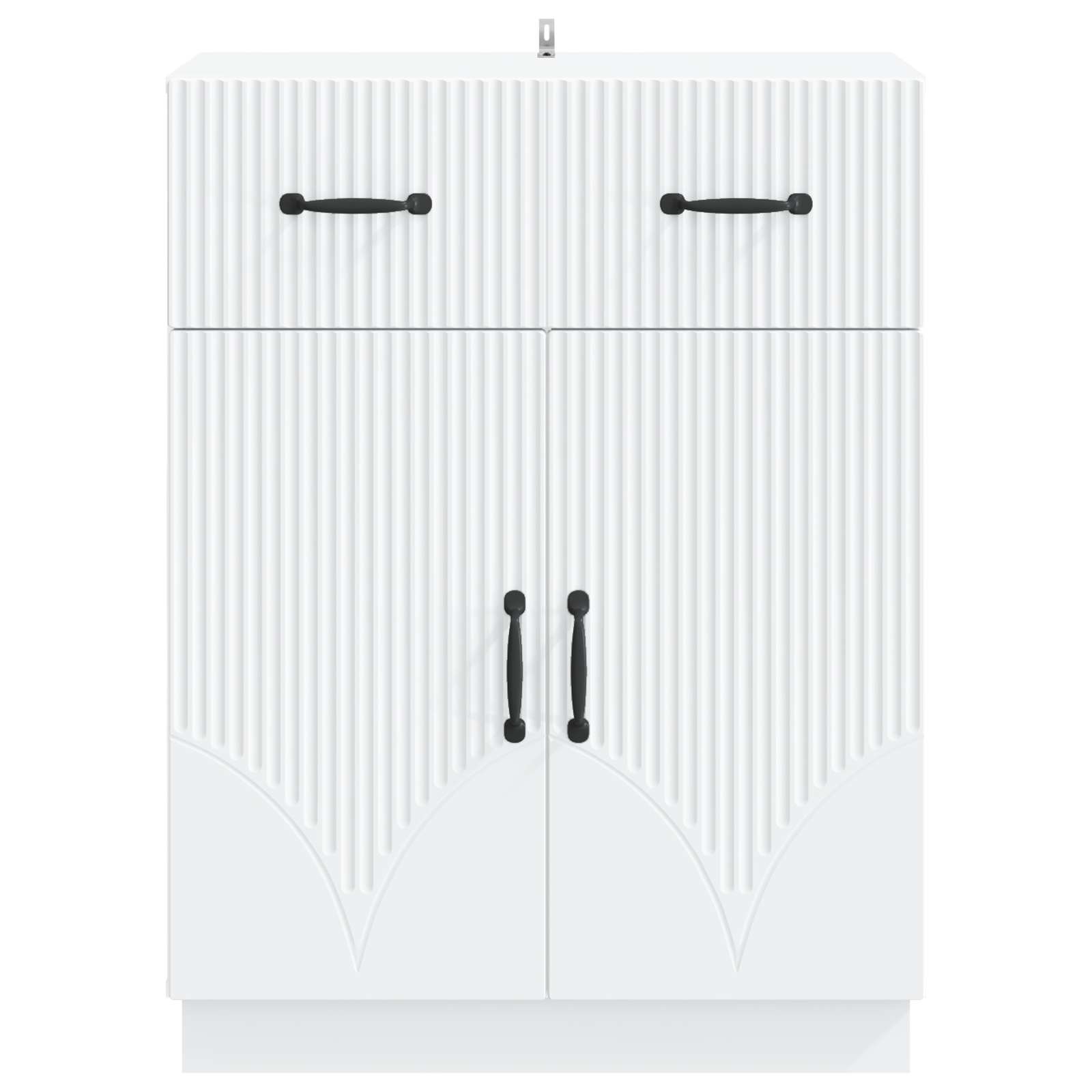 Kabalas su stalčių Balta 66 x 34,5 x 87 cm Apdirbta mediena