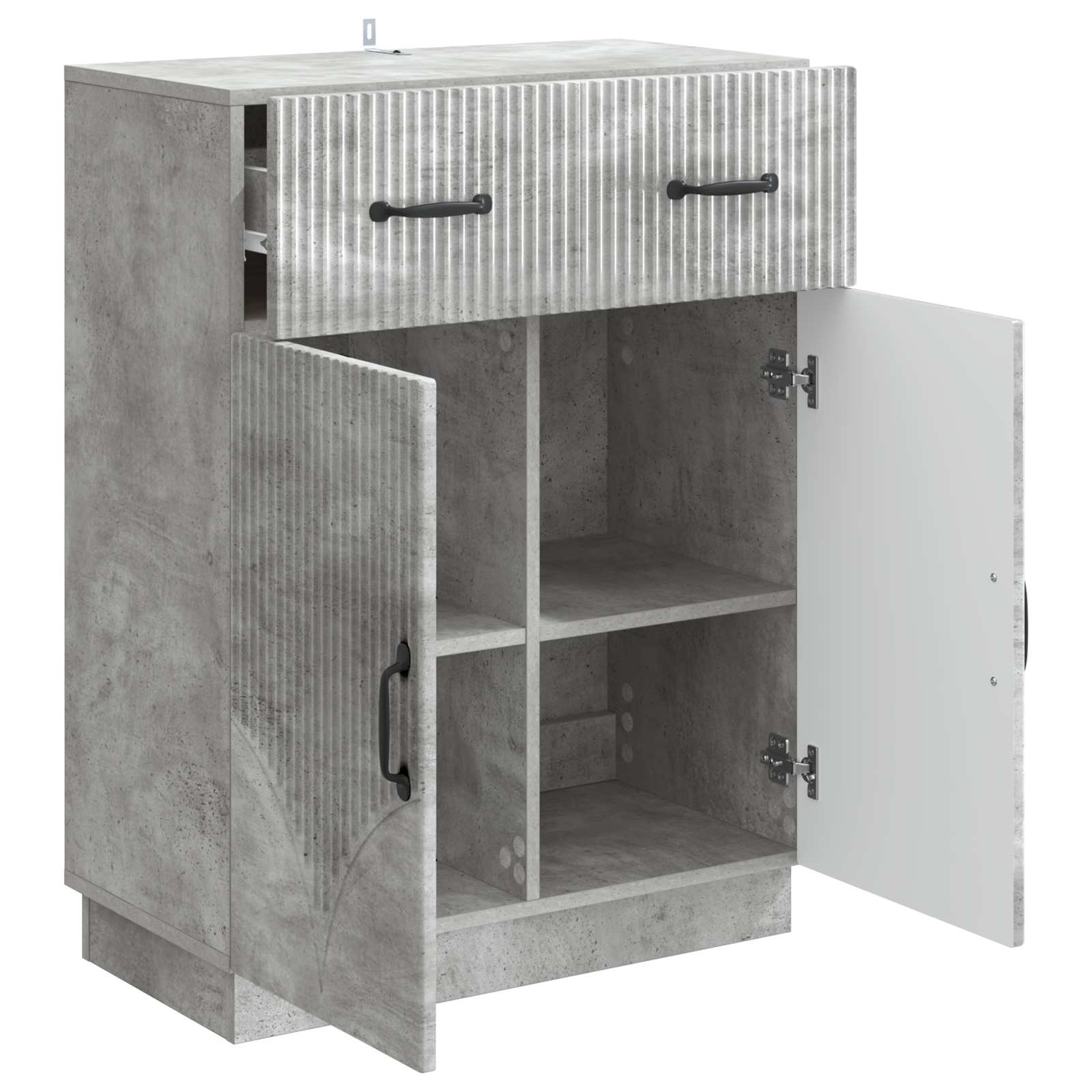 Kabalas Betono pilka 66 x 34,5 x 87 cm Apdirbta mediena