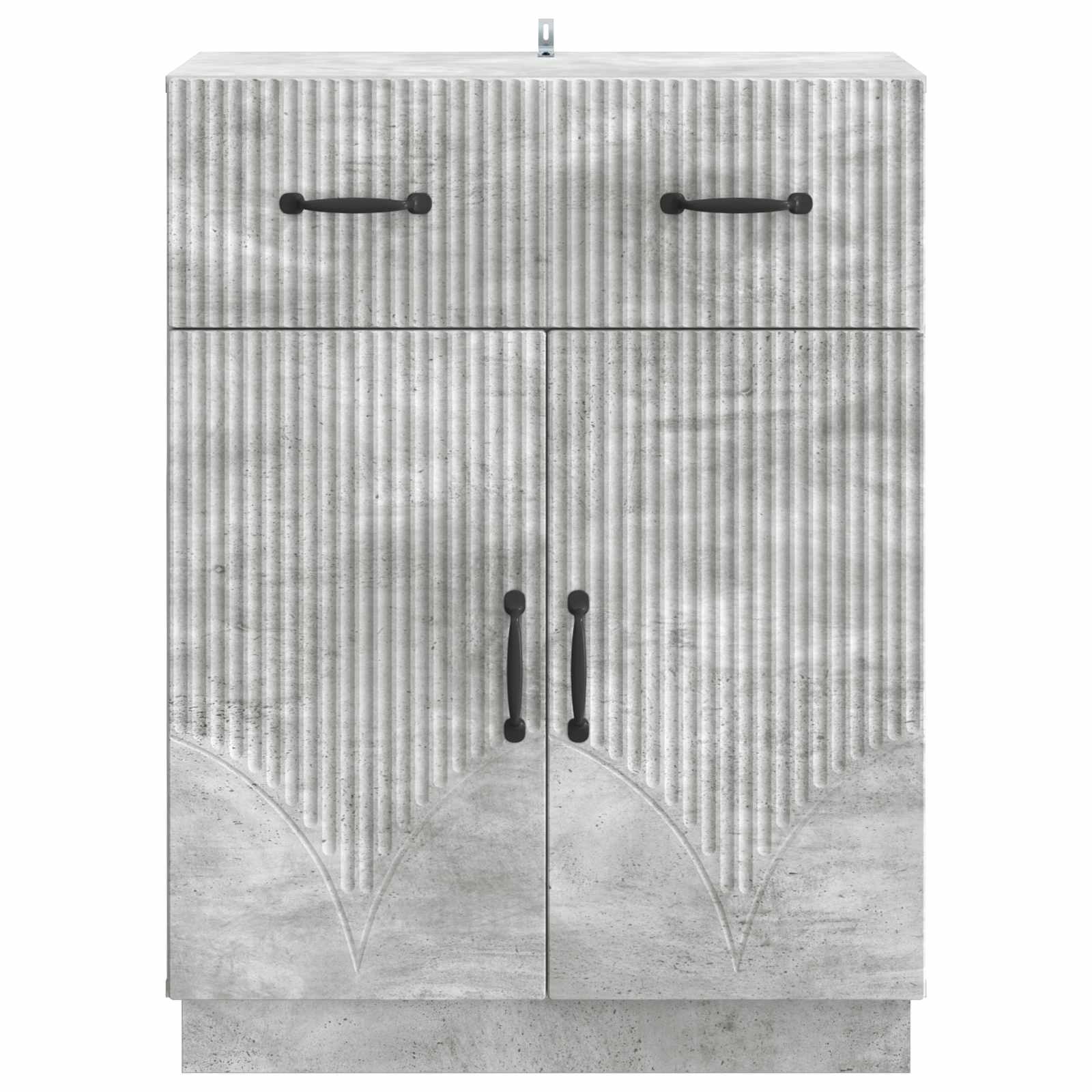 Kabalas Betono pilka 66 x 34,5 x 87 cm Apdirbta mediena